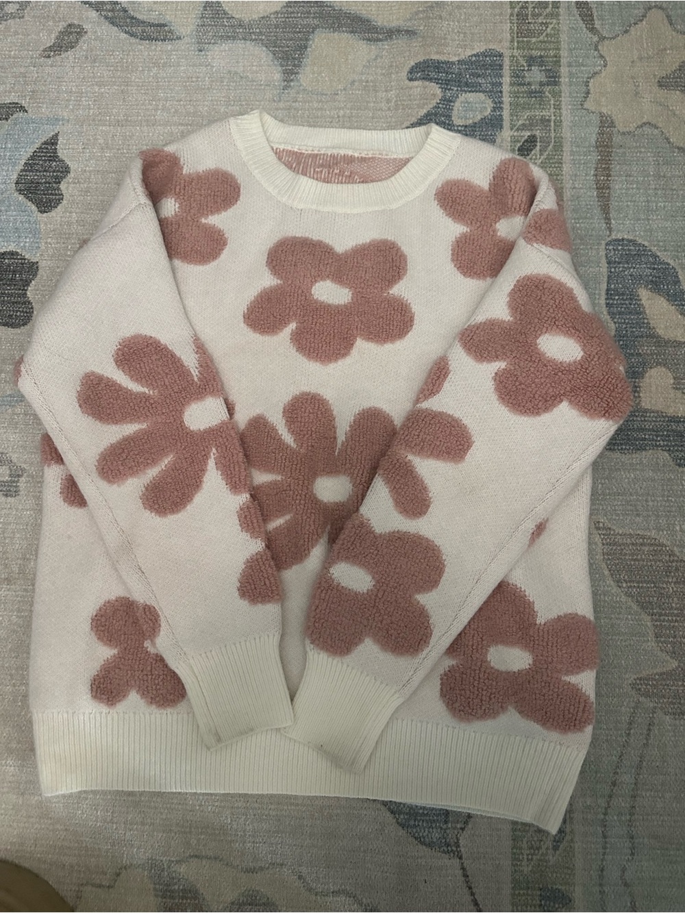Floral Crewneck Sweater